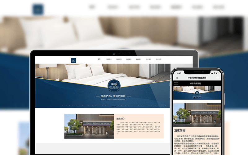 酒店网站建设-逸码科技实现案例